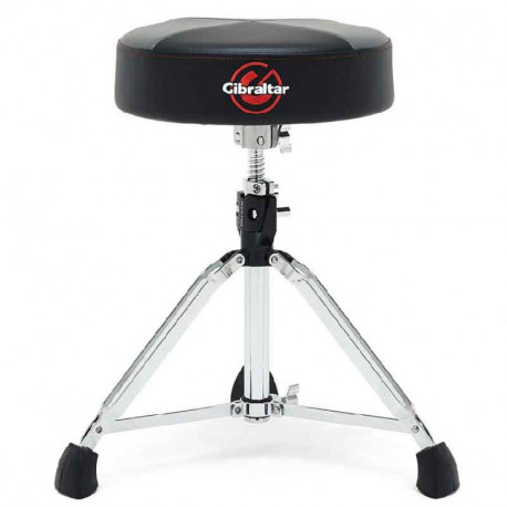 Gibraltar 9608RQPGB 13" Round Drum Throne (Grey/Black)