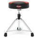 Gibraltar 9608RQPGB 13" Round Drum Throne (Red/Black)