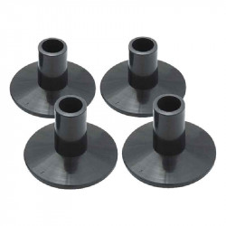 Gibraltar SC-19B 8mm ABS Short Cymbal Stand Tilter Sleeve and Seat 4 Pack