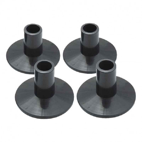 Gibraltar SC-19B 8mm ABS Short Cymbal Stand Tilter Sleeve and Seat 4 Pack