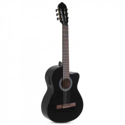 GEWA Student E-Classic Cutaway 4/4 (Black)