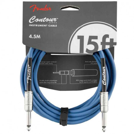 Fender Cable Contour Series 4,5m (Lake Placid Blue)
