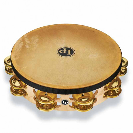 Latin Percussion Professional Double Row With Head LP384-BR (10") Brass