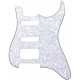 FENDER PICKGUARD STANDARD STRAT H/S/S WHITE PEARL 4 PLY