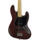 FENDER AMERICAN STANDARD SANDBLASTED LTD EDITION JAZZ BASS MN CRIMSON SATIN