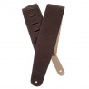D`ADDARIO PW25SS01DX Suede Guitar Strap, Cognac
