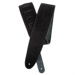 PLANET WAVES PW25SS00DX Suede Guitar Strap, Black