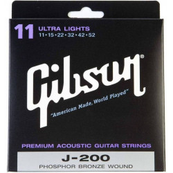 GIBSON SAG-J200 PREMIUM PHOS BRONZE .013-.056