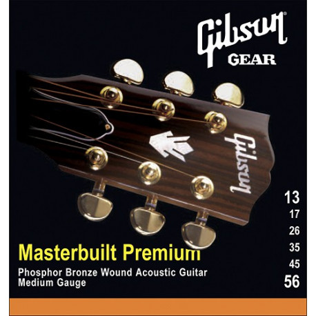 GIBSON SAG-MB13 MASTERBUILT PHOSPHOR BRONZE .013-.056