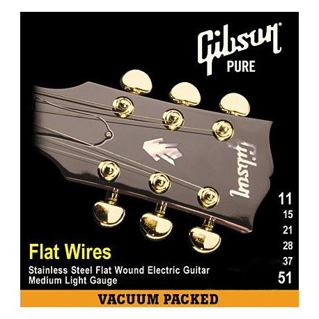 GIBSON SEG-1040ML FLATWIRES STAINLESS STEEL FLATWOUND