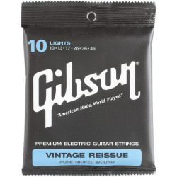 GIBSON SEG-VR10 VINTAGE RE-ISSUE PURE NICKEL WOUND .010-.046