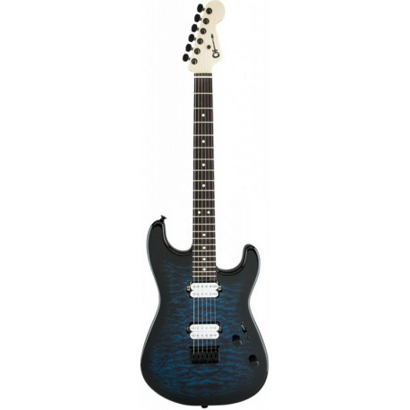 CHARVEL PRO-MOD SAN DIMAS STYLE 1 HH HT ROSEWOOD FINGERBOARD TRANSPARENT BLUE BURST