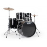 NATAL DRUMS DNA ROCK DRUM KIT BLACK HARDWARE PACK