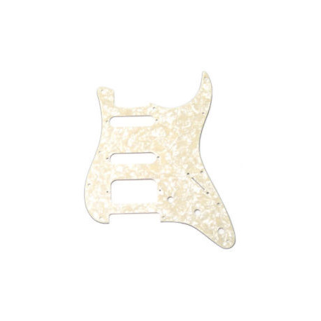 FENDER PICKGUARD FOR STRAT S/S/S Aged White Moto