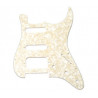 FENDER PICKGUARD FOR STRAT S/S/S Aged White Moto