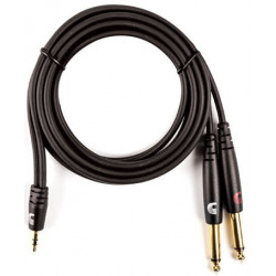PLANET WAVES PW-MPTS-06 Custom Series 1/8” to Dual 1/4” Audio Cable