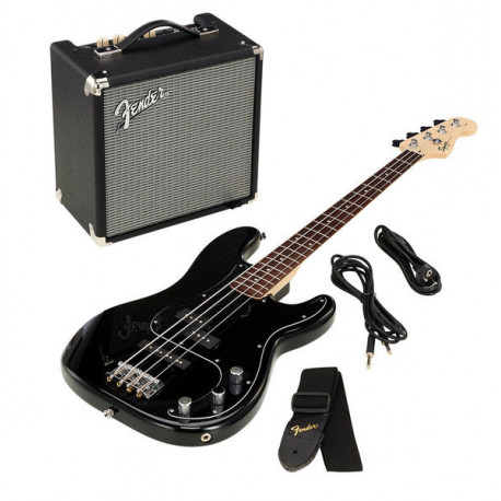 FENDER SQUIER PJ BASS PACK BLACK
