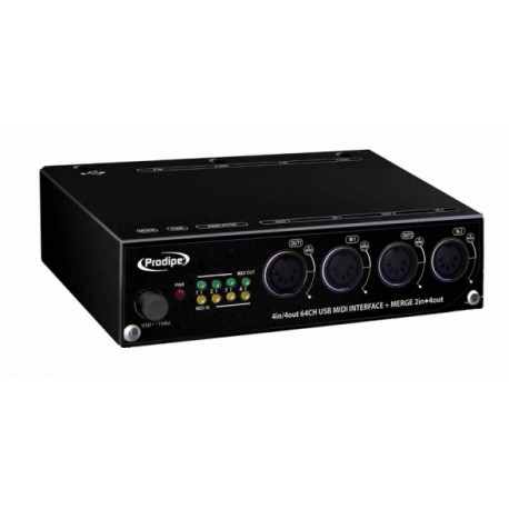 USB MIDI интерфейс Prodipe 4in/4out