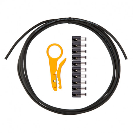 LAVA CABLE LCDCKT-B Tightrope Solder Free DC Kit (Black)