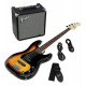 FENDER SQUIER PJ BASS PACK BROWN SUNBURST