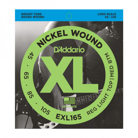 D`ADDARIO EXL165 XL REG LIGHT TOP / MED BOTTOM 45-105