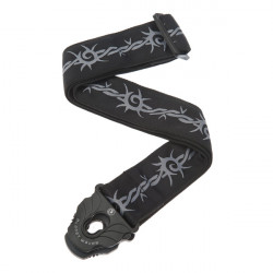 PLANET WAVES PW50PLA04 Planet Lock Guitar Strap, Barbed Wire