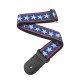 D'ADDARIO PW50A10 Woven Guitar Strap, Stars & Stripes