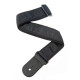 D'ADDARIO PW50B01 Woven Guitar Strap, Black Satin