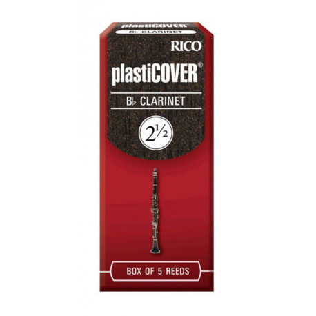 RICO Plasticover - Bb Clarinet #2.5 - 5 Box