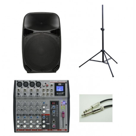 CLARITY MCS-4 (2X MAX15MH-S+1X PHONIC AM 440 DP+2X MOGAMI SI5+