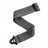 D`ADDARIO 50BAL09 Auto Lock Guitar Strap (Metal Grey)
