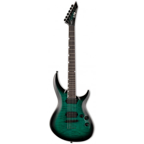 LTD H3-1000FM (Black Turquoise Burst)