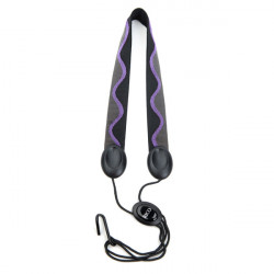 D`ADDARIO SJA01 Rico Fabric Sax Strap (Jazz Wave) with Metal Hook