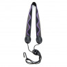 D`ADDARIO SJA01 Rico Fabric Sax Strap (Jazz Wave) with Metal Hook