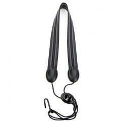 D`ADDARIO SJA04 Rico Fabric Sax Strap (Jazz Stripe) with Metal Hook
