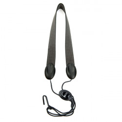 D`ADDARIO SJA05 Rico Fabric Sax Strap (Gray Scales) with Metal Hook