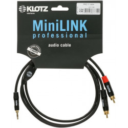 KLOTZ KY7-090 MINILINK PRO Y-CABLE BLACK 0.9 M