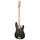 SADOWSKY MetroLine 21-Fret Hybrid P/J Bass, Ash, 4-String (Solid Black Satin)