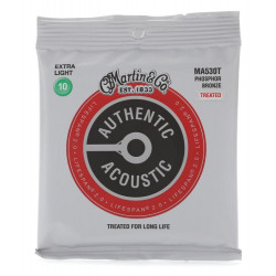 MARTIN MA530T Authentic Acoustic Lifespan 2.0 92/8 Phosphor Bronze Extra Light (10-47)