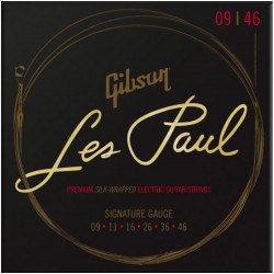 GIBSON SEG-LES LES PAUL PREMIUM ELECTRIC GUITAR STRINGS 9-46 SIGNATURE