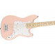 SQUIER by FENDER AFFINITY BRONCO BASS MN SHELL PINK FSR