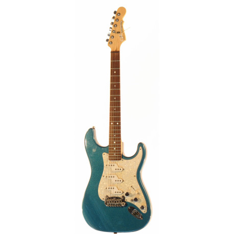 G&L COMANCHE (Emerald Blue. 3-ply Pearl. rosewood)