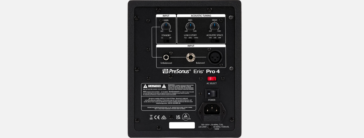 Встречайте новые эталонные студийные мониторы Eris Pro 4 от PreSonus